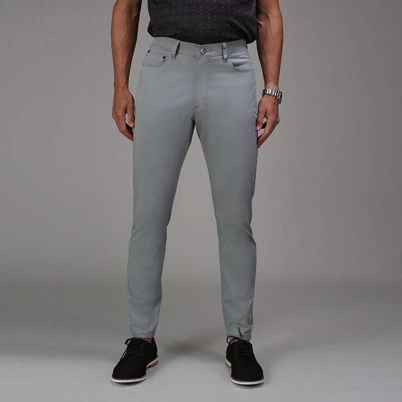 CEO Chino Five Pocket Cotton Stretch Pants Grey