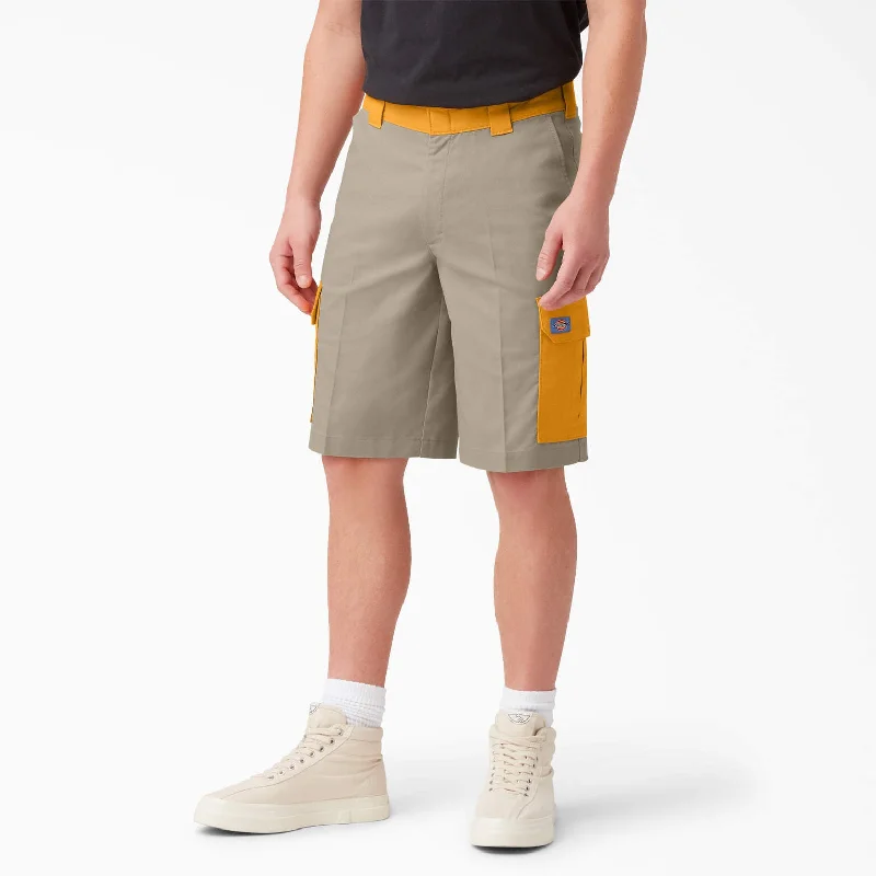 Dickies Mixed Media Cargo Shorts, 11"