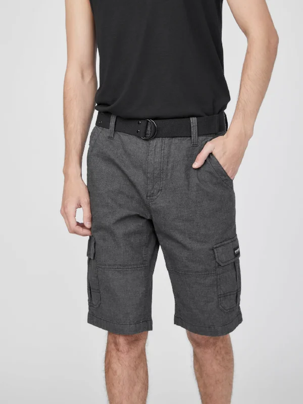 Karl Textured Cargo Shorts