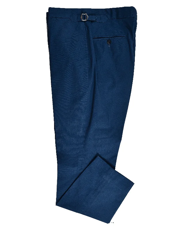 Soft Blue Stretch Twill Pants