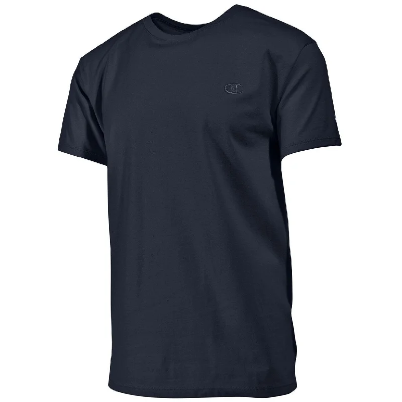 Champion Men's Cotton Jersey T-Shirt Dark Blue Size Extra Large - X-Large