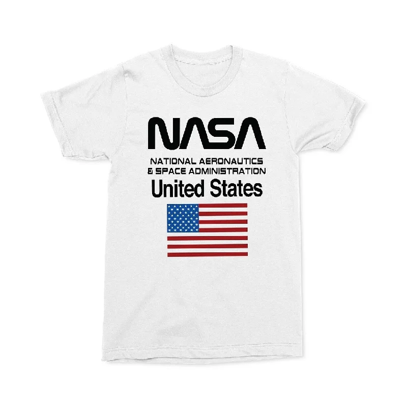 Changes Nasa Men's Graphic T-Shirt White Size Large