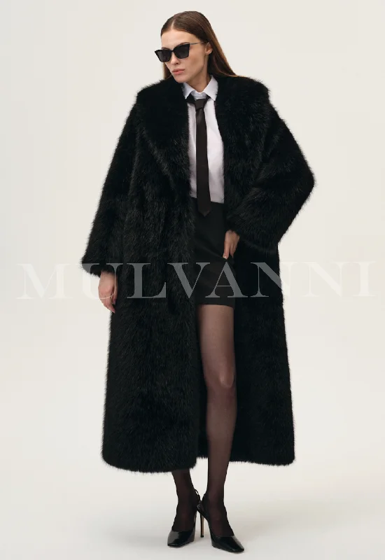 IVANA Long Faux Coat