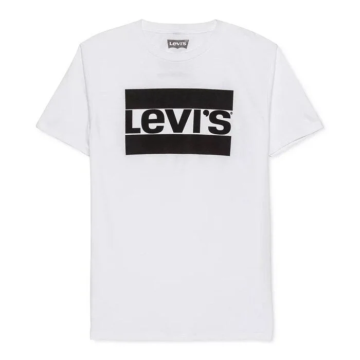 Levi's Men's Logo T-Shirt White Size Medium