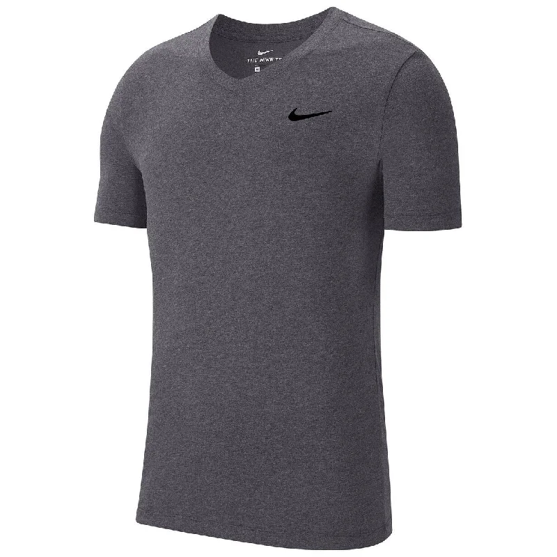 Nike Men's Dri-Fit Logo T-Shirt Med Gray Size Large