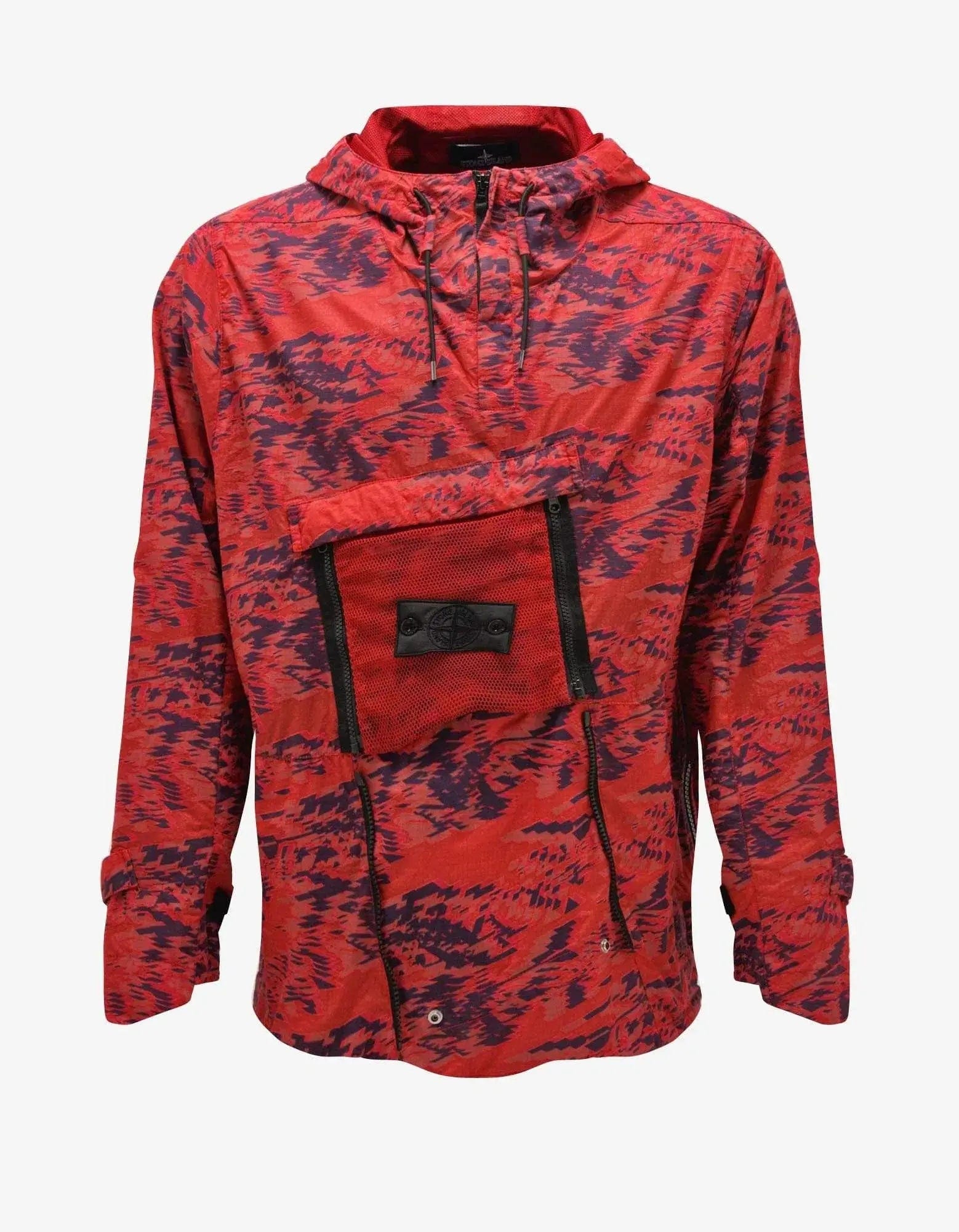 Stone Island Shadow Project Red Convert Cargo Anorak