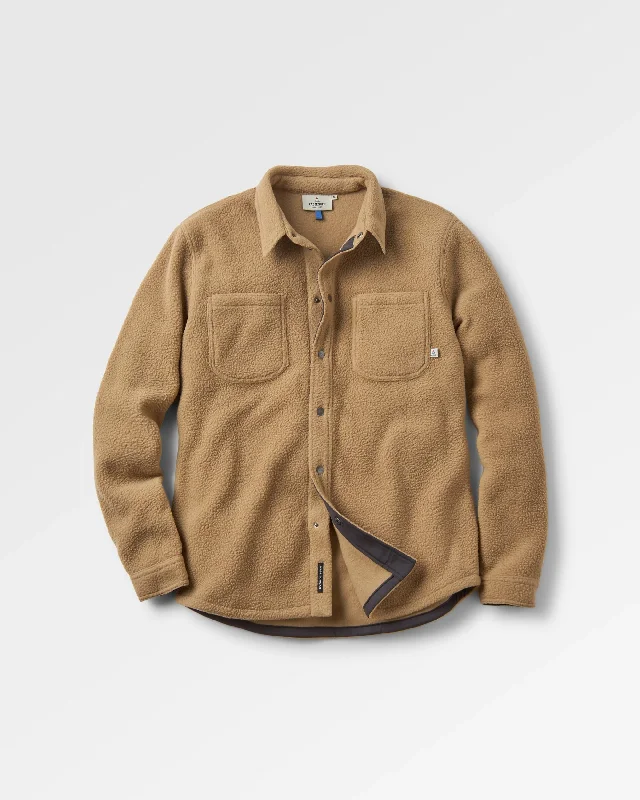 Backcountry Recycled Sherpa Fleece Shirt - Biscuit