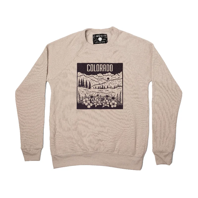 Colorado Mountain Crewneck-Dust