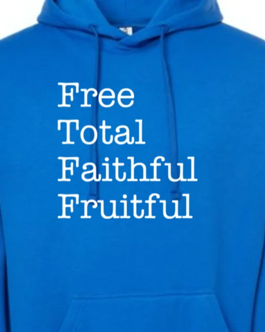 Free Total Faithful Fruitful - Theology of the Body Hoodie Sweatshirt