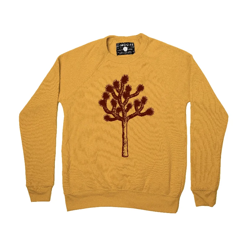 Joshua Tree Crewneck-Mustard