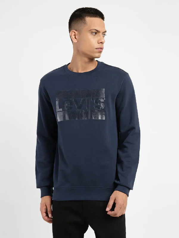 Men's Brand Logo Crew Neck Sweatshirt