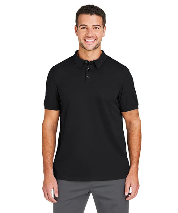 NE112 - North End Mens Express Tech Performance Polo Shirt | Black