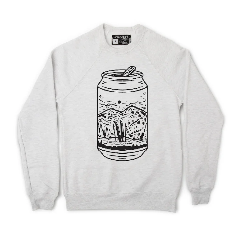 Winter Can Crewneck-Ash