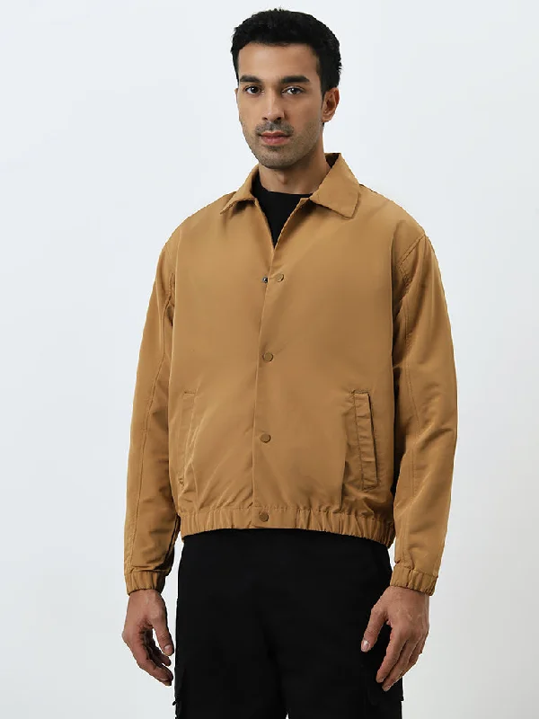 Ascot Brown Relaxed-Fit Jacket