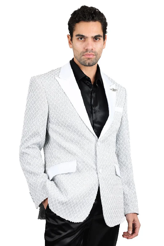 Barabas All The Men 2BL3099 Blazer White