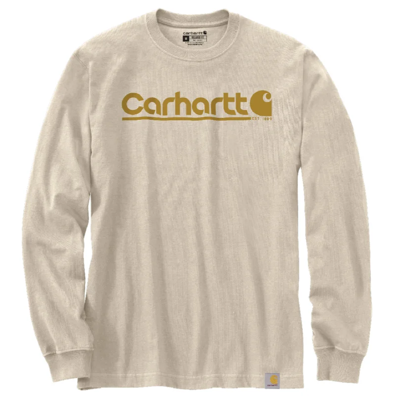 Carhartt Men's Relaxed Fit Heavyweight Graphic Long Sleeve T-Shirt