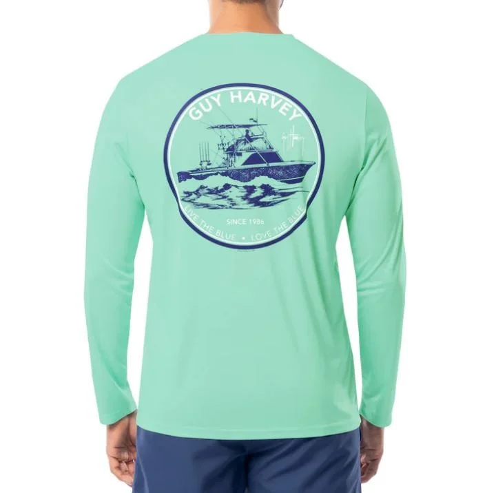 Guy Harvey Long Sleeve T-Shirt Sun Protection Top UPF 50