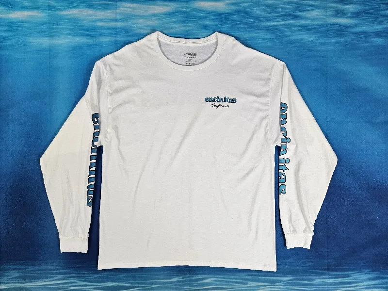 Long Sleeve Blue Fade Icon Tee