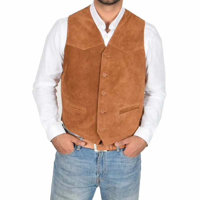 Men's Vest Business Casual V Lapel Waistcoat