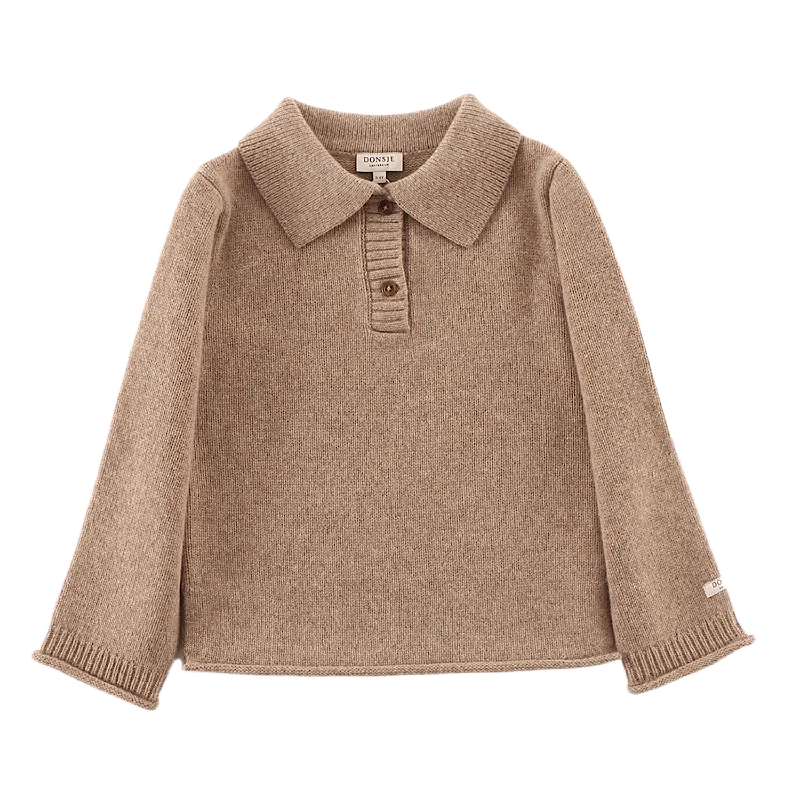 Ojan Merino Wool Sweater | Milk Chocolate Melange