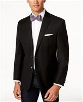 Ralph Lauren - Stretch Wool Solid Black Blazer