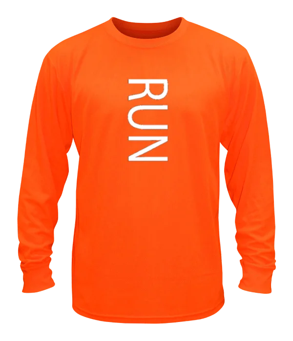 Unisex Reflective Long Sleeve Shirt - RUN