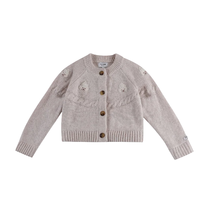 Wiesse Cardigan | Poodle | Soft Sand